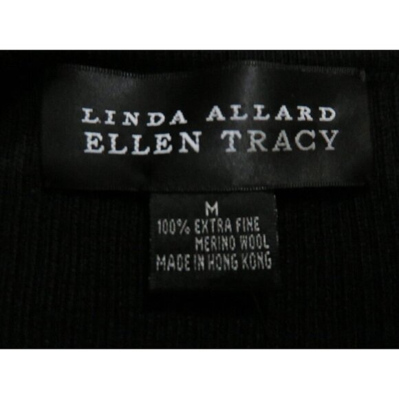 Linda Allard Ellen Tracy Extra Fine Merino Wool Sleeveless Sweater size Medium - Picture 6 of 8